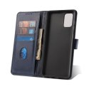 Futerał etui portfel z klapką do Samsung Galaxy A71 5G niebieski