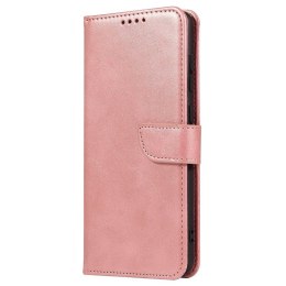 Futerał etui portfel z klapką do Samsung Galaxy A71 różowy