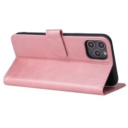 Futerał etui portfel z klapką do iPhone 11 Pro różowy
