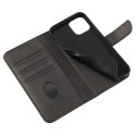 Futerał etui portfel z klapką do iPhone 12 Pro / iPhone 12 czarny