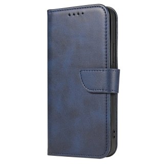 Futerał etui portfel z klapką do iPhone 12 Pro / iPhone 12 niebieski