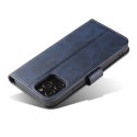 Futerał etui portfel z klapką do iPhone 12 Pro / iPhone 12 niebieski