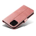 Futerał etui portfel z klapką do iPhone 12 Pro / iPhone 12 różowy