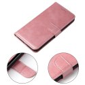 Futerał etui portfel z klapką do iPhone 8 Plus / iPhone 7 Plus różowy