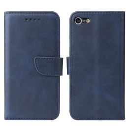 Futerał etui portfel z klapką do iPhone SE 2020 / iPhone 8 / iPhone 7 niebieski