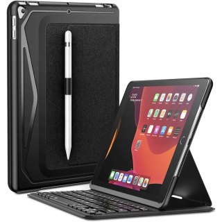 Etui z klawiaturą Infiland Keyboard do iPad 7 / 8 10.2 2019 / 2020 Black