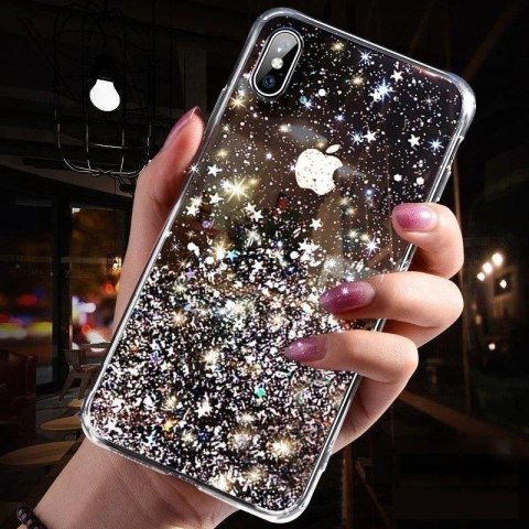 Wozinsky Star Glitter błyszczące etui pokrowiec z brokatem Samsung Galaxy M31s różowy