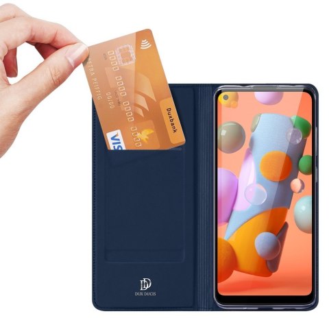 Etui DUX DUCIS Skin Pro z klapką do Samsung Galaxy A11 / M11 niebieski