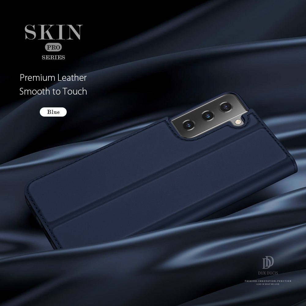 Etui DUX DUCIS Skin Pro z klapką do Samsung Galaxy S21 Ultra 5G niebieski
