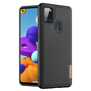 Etui Fino Dux Ducis Nylonowe Pokrycie do Samsung Galaxy A21S czarny