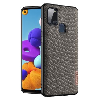 Etui Fino Dux Ducis Nylonowe Pokrycie do Samsung Galaxy A21S zielony