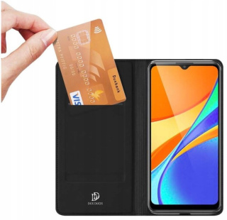 Etui Dux Ducis + szkło płaskie do Xiaomi Redmi 9C czarny