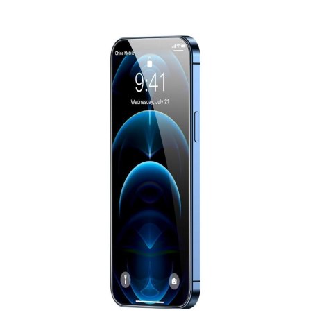 2x Szkło hartowane Privacy 0,3mm z ramką do iPhone 12 Pro / iPhone 12 filtr prywatyzujący