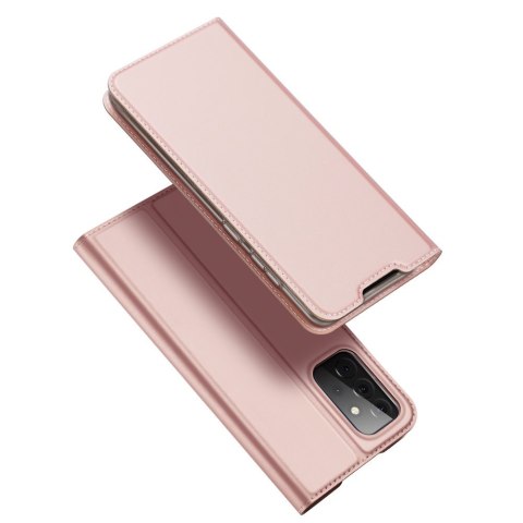 DUX DUCIS Skin Pro kabura etui pokrowiec z klapką Samsung Galaxy A72 5G / A72 4G różowy