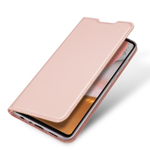 DUX DUCIS Skin Pro kabura etui pokrowiec z klapką Samsung Galaxy A72 5G / A72 4G różowy