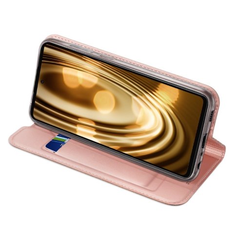 DUX DUCIS Skin Pro kabura etui pokrowiec z klapką Samsung Galaxy A72 5G / A72 4G różowy