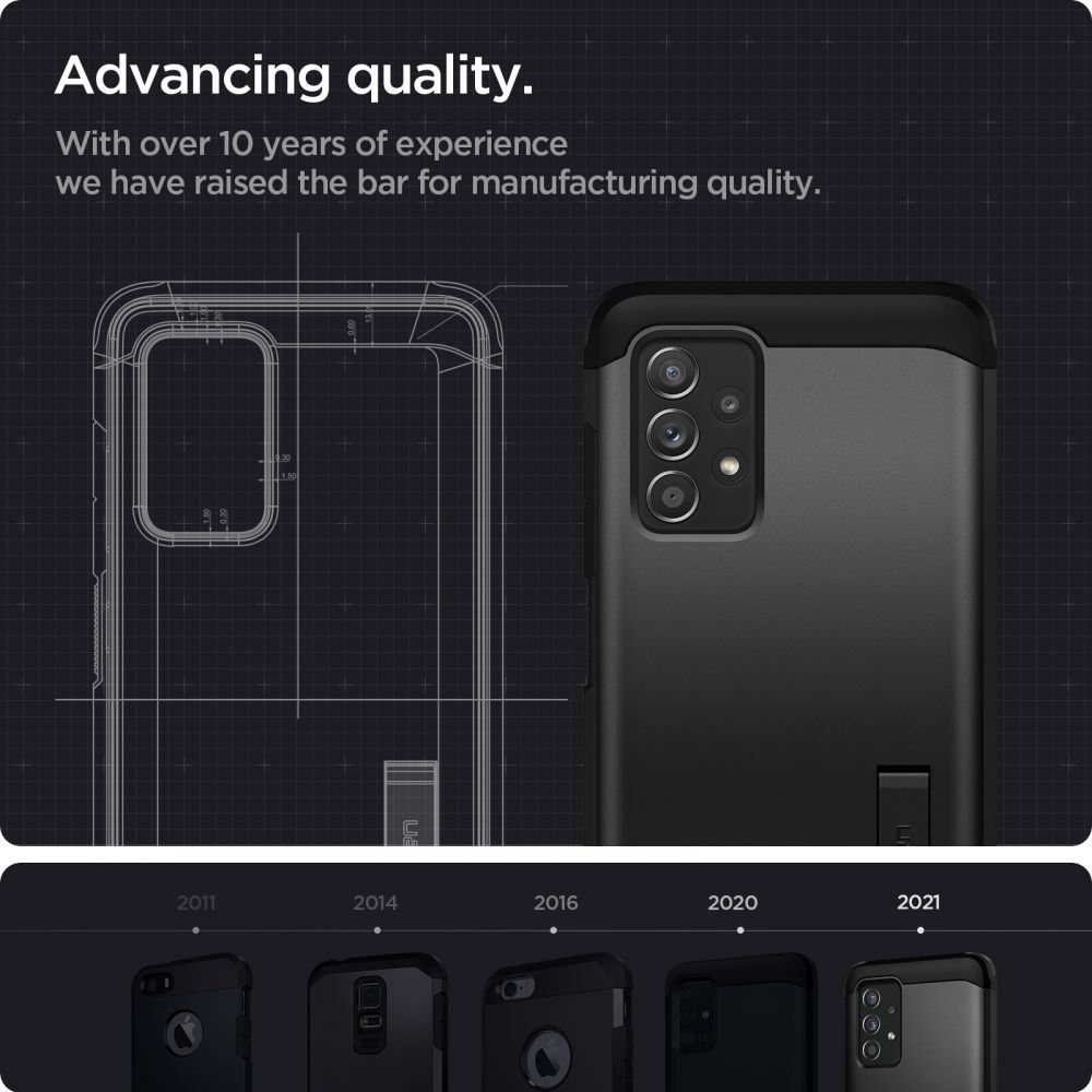 Etui Spigen Tough Armor do Samsung Galaxy A52 LTE/5G Black