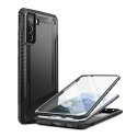 Etui z szybką Supcase Clayco Xenon do Samsung Galaxy S21 Black