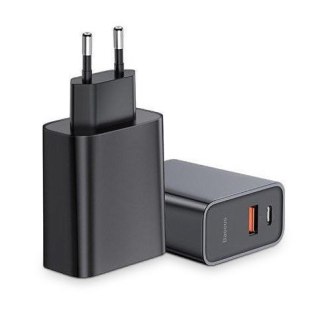 Ładowarka sieciowa Baseus 2-porty: USB i Type-C PD30W / QC3.0