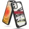 Etui Ringke Fusion X Design do iPhone 12 mini czarny (Ticket band 2)