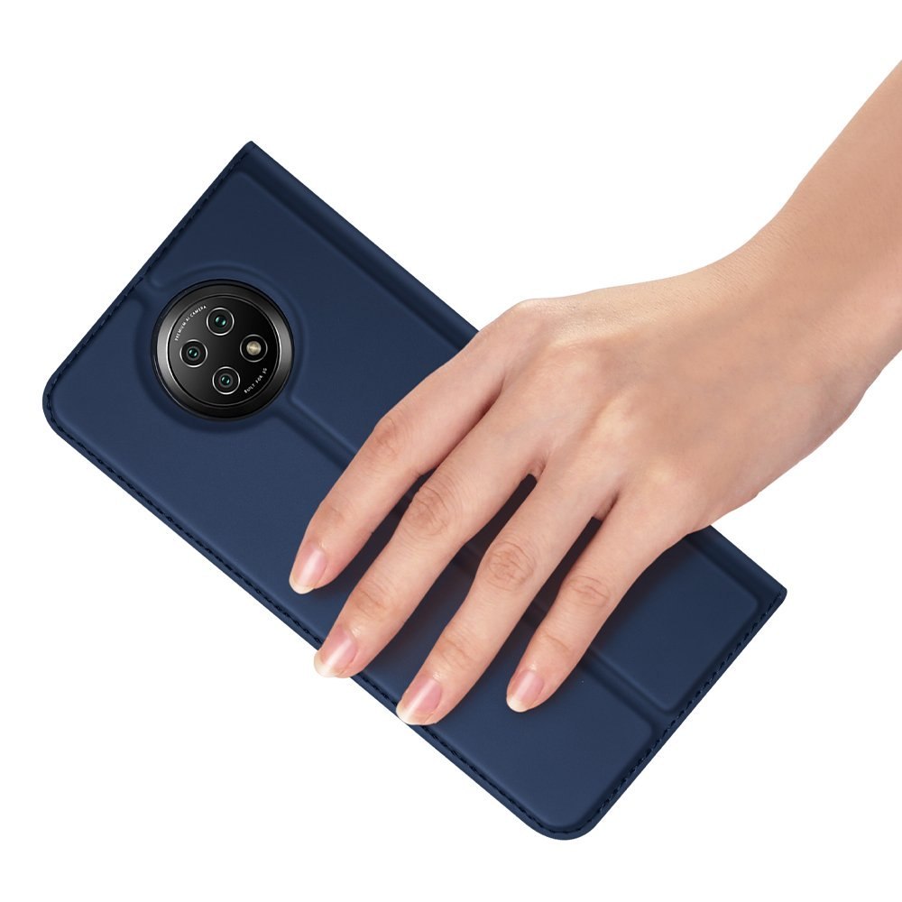 Etui DUX DUCIS Skin Pro z klapką do Xiaomi Redmi Note 9T 5G niebieski