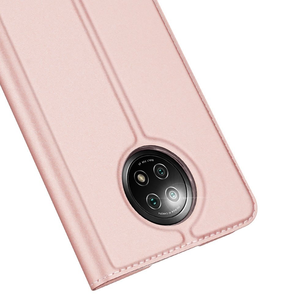 Etui DUX DUCIS Skin Pro z klapką do Xiaomi Redmi Note 9T 5G różowy