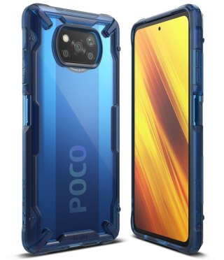 Etui Ringke Fusion X do Xiaomi Poco X3 Pro / X3 NFC Space Blue