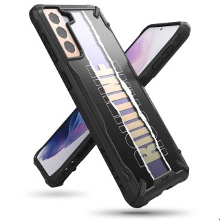 Etui Ringke Fusion X Design do Samsung Galaxy S21+ 5G (S21 Plus 5G) czarny (Routine)