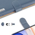 Etui Hivo Dux Ducis skórzane z klapką do iPhone 11 niebieski