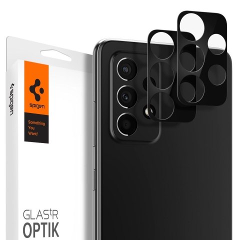 2x Szkło Hartowane na aparat Spigen Optik.tr Camera Lens do Samsung Galaxy A52 LTE/5G Black