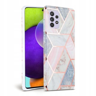 Etui Marble do Samsung Galaxy A52 LTE / 5G Pink