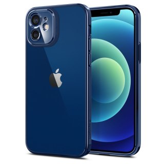 Etui Spigen Optik Crystal do iPhone 12 / 12 Pro Chrome Blue