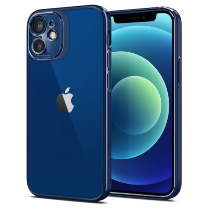 Etui Spigen Optik Crystal do iPhone 12 Mini Chrome Blue