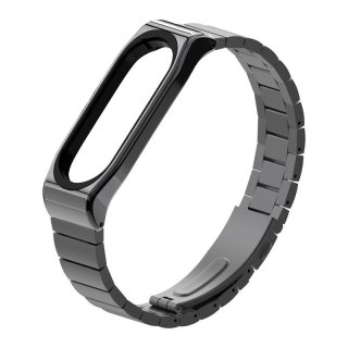 Bransoleta Steelband do Xiaomi Mi Band 5 / 6 Black