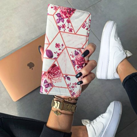 Etui Wallet Floral Rose do Samsung Galaxy A32 LTE