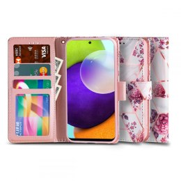 Etui Wallet do Samsung Galaxy A52 LTE/5G Floral Rose