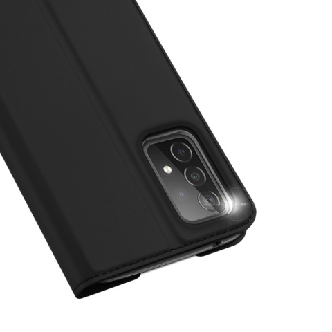 Etui Dux Ducis + szkło płaskie do Samsung Galaxy A52 czarny