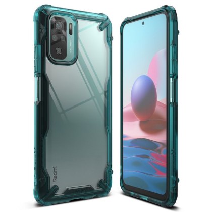 Etui Ringke Fusion X do Xiaomi Redmi Note 10 / 10s Turquoise Green