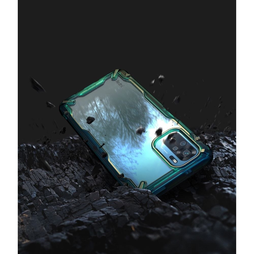 Etui Ringke Fusion X do Xiaomi Redmi Note 10 / 10s Turquoise Green