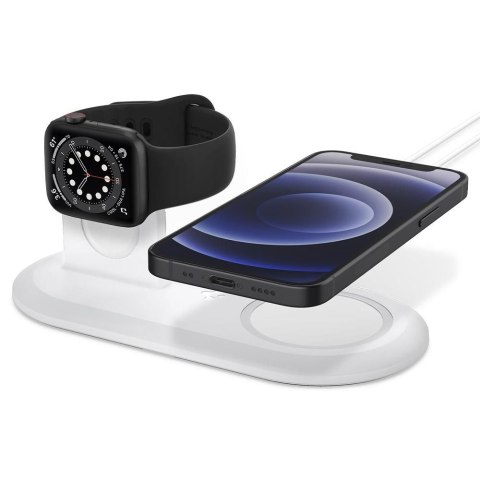 Podstawka Spigen Magfit Duo do Ładowarek dla Apple iPhone oraz Apple Watch