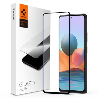 Szkło Hartowane Spigen Glass Fc do Xiaomi Redmi Note 10 Pro Black