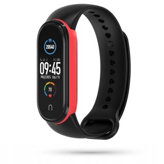 Pasek Iconband Xiaomi Mi Band 5 / 6 / 7 Black- Red