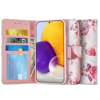 Etui Wallet Floral Rose do Samsung Galaxy A72