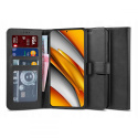 Etui Wallet 2 + Szkło Pełne Full Glue do Xiaomi Poco F3
