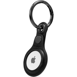 Etui Skórzane Brelok Spigen Valentinus do Apple Airtag Black