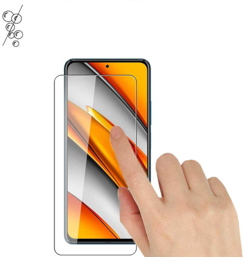 Szkło Hartowane Płaskie 9H do Xiaomi Poco F3