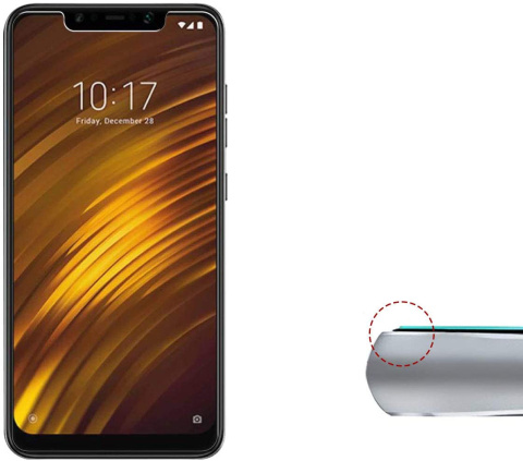 Szkło Hartowane Płaskie 9H do Xiaomi Pocophone F1