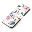 Etui Wallet Floral White do Samsung Galaxy A52 LTE/5G