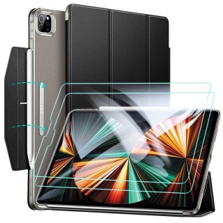 Etui ESR Ascend Trifold + Szkło Hartowane do iPad Pro 12.9 2021 Black