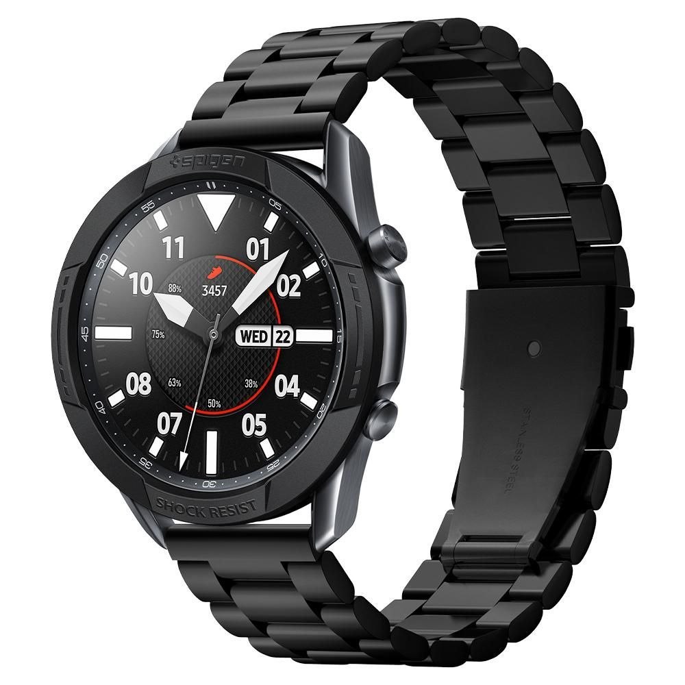 Nakładka Spigen Chrono Shield do Galaxy Watch 3 45mm Black